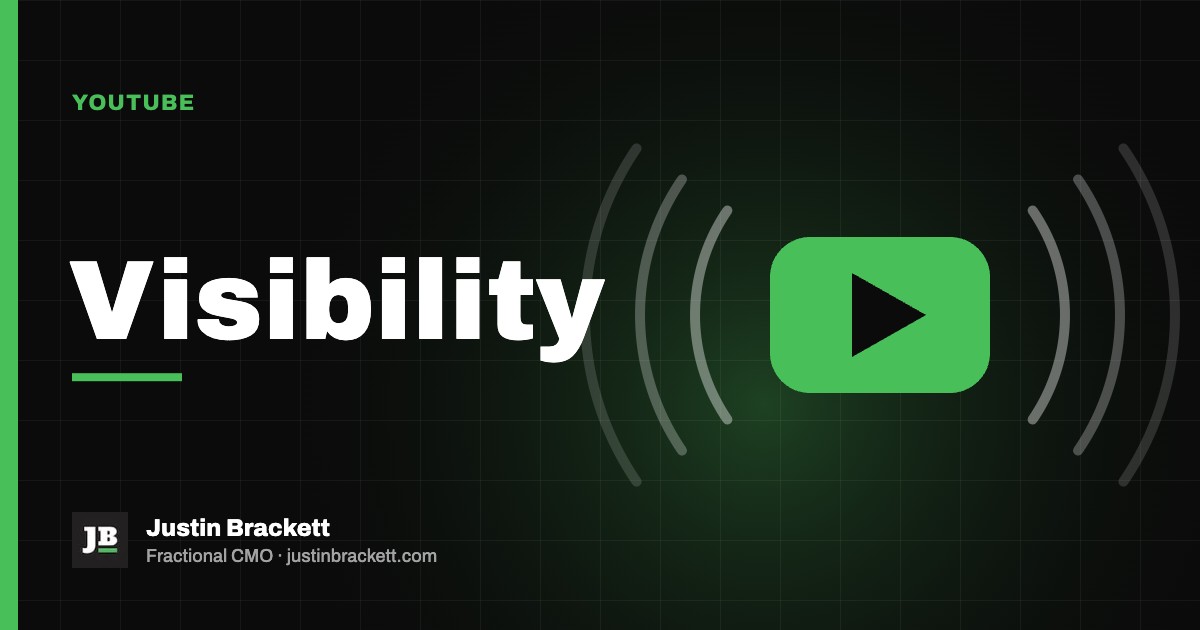 Visibility: artwork for a post by Justin Brackett