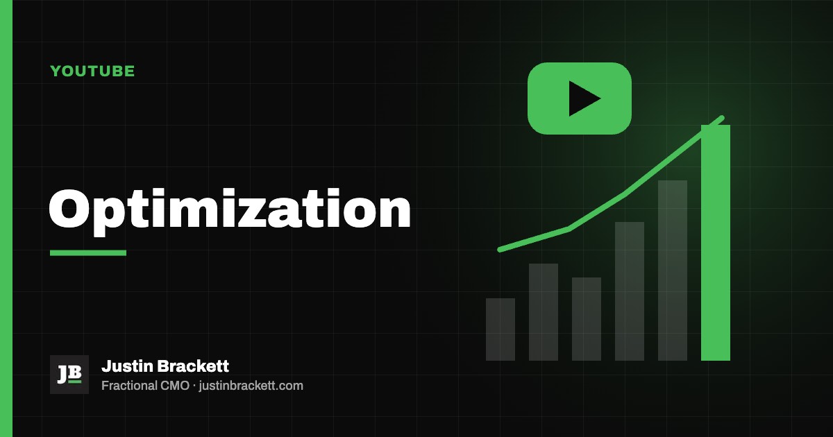 Optimization: artwork for a post by Justin Brackett